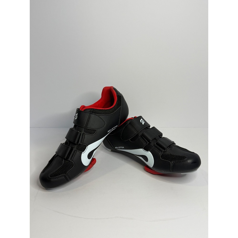 Peloton Cycling Shoes Black Red White EU 42 PL-SH-B-42 Indoor Bike Cleats